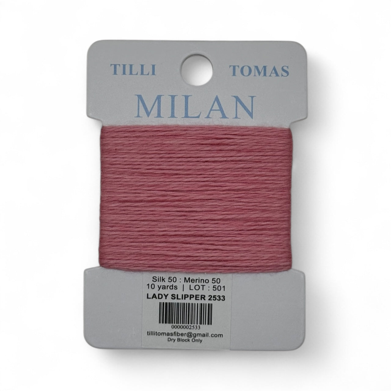 Milan Card 2533 Lady Slipper Pink 10 YD