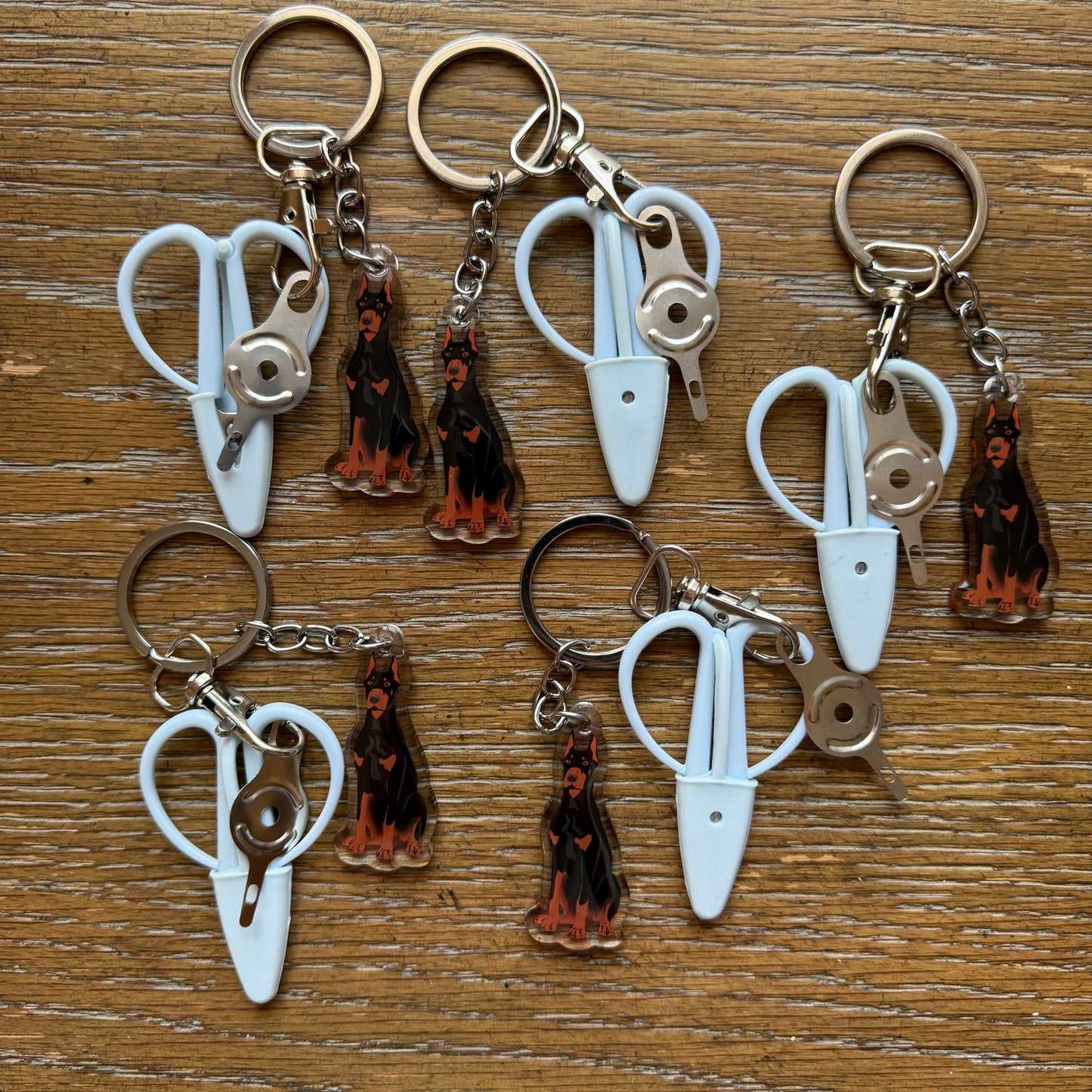 Doberman Notion Keychain