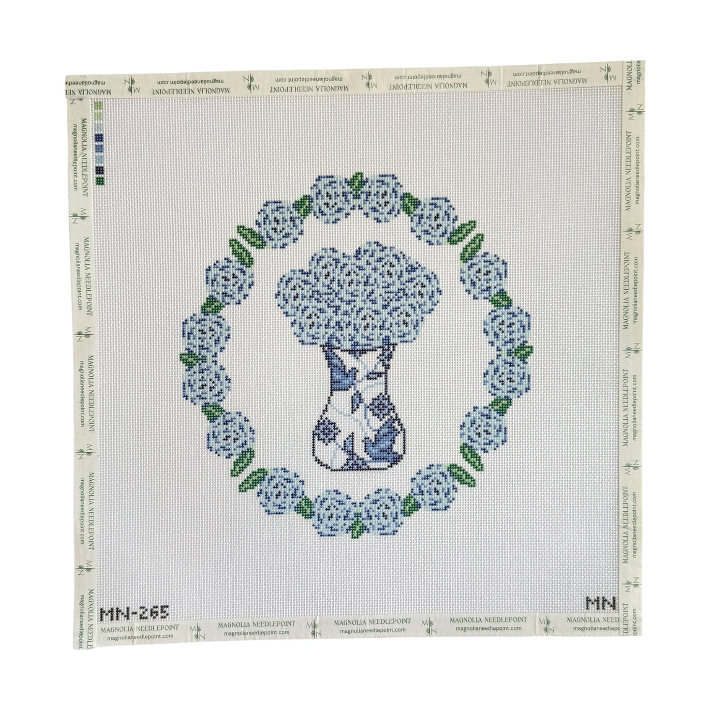 Porcelain Blooms Hydrangea Wreath