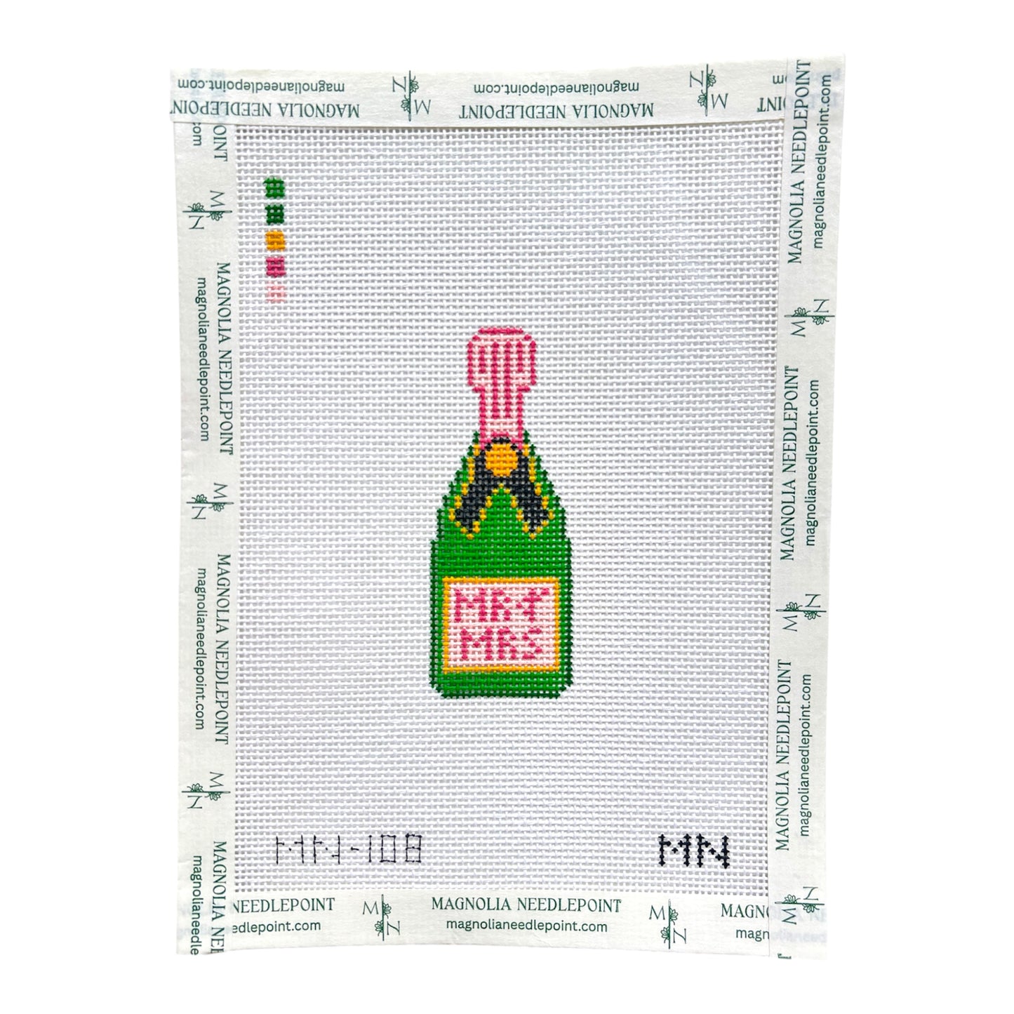 Preorder- Mr & Mrs Mini Champagne Bottle Pink Label