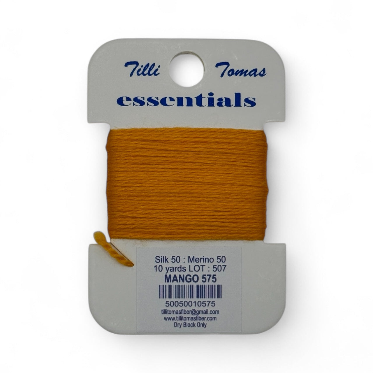 Essentials Card 575 Mango Orange 10 YD