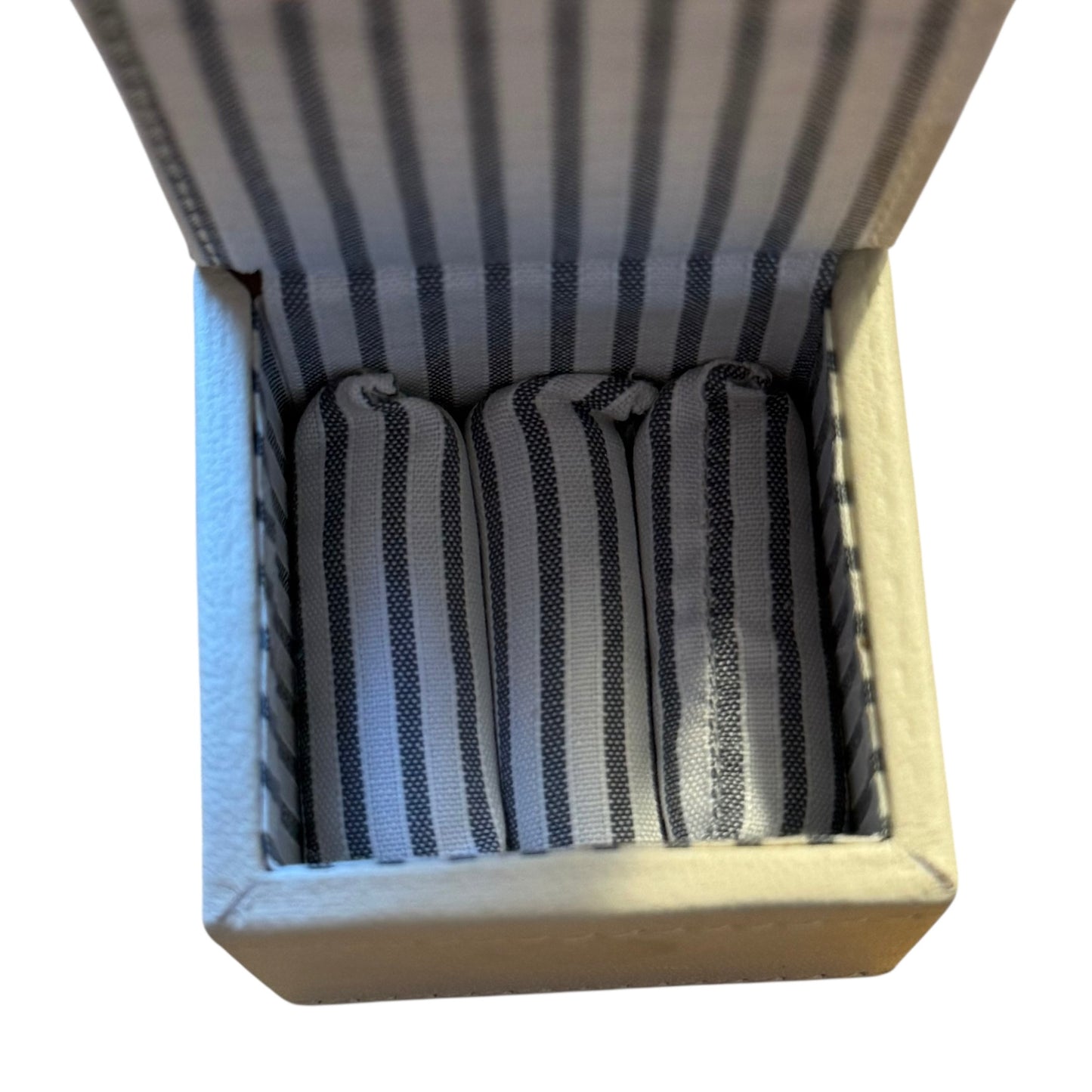 White Ring Bitty Box Self Finishing Jewelry Box