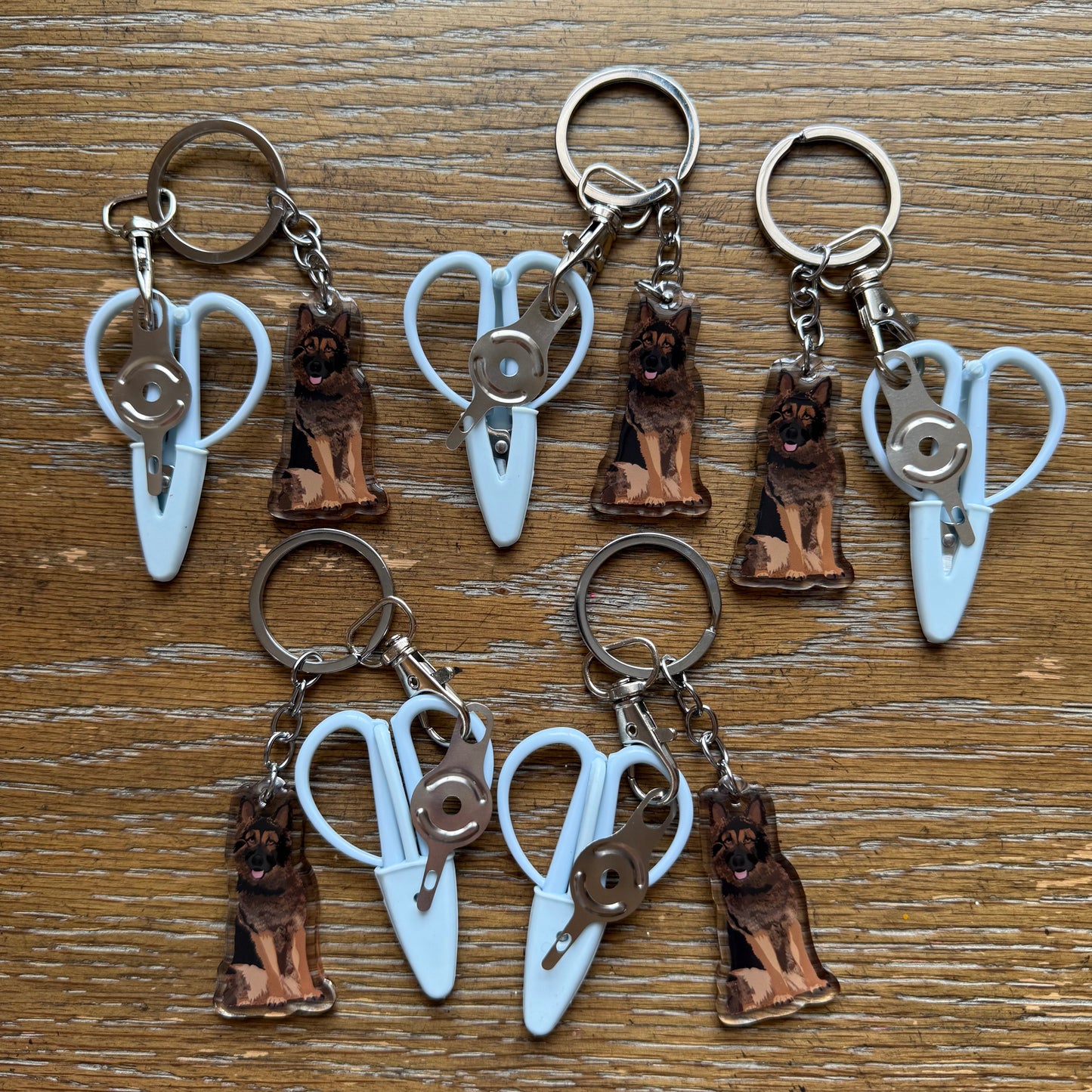 German Shepherd Notion Keychain