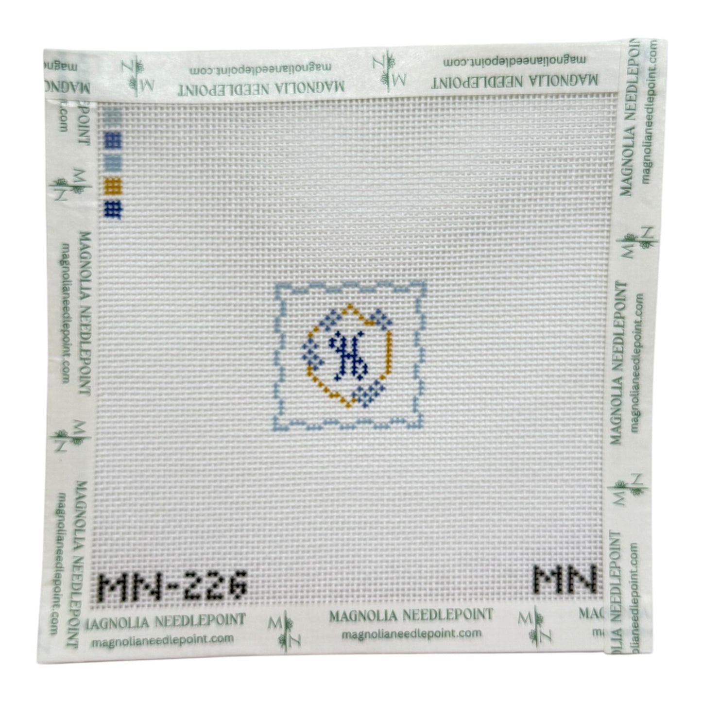 Blue Floral Crest Mini