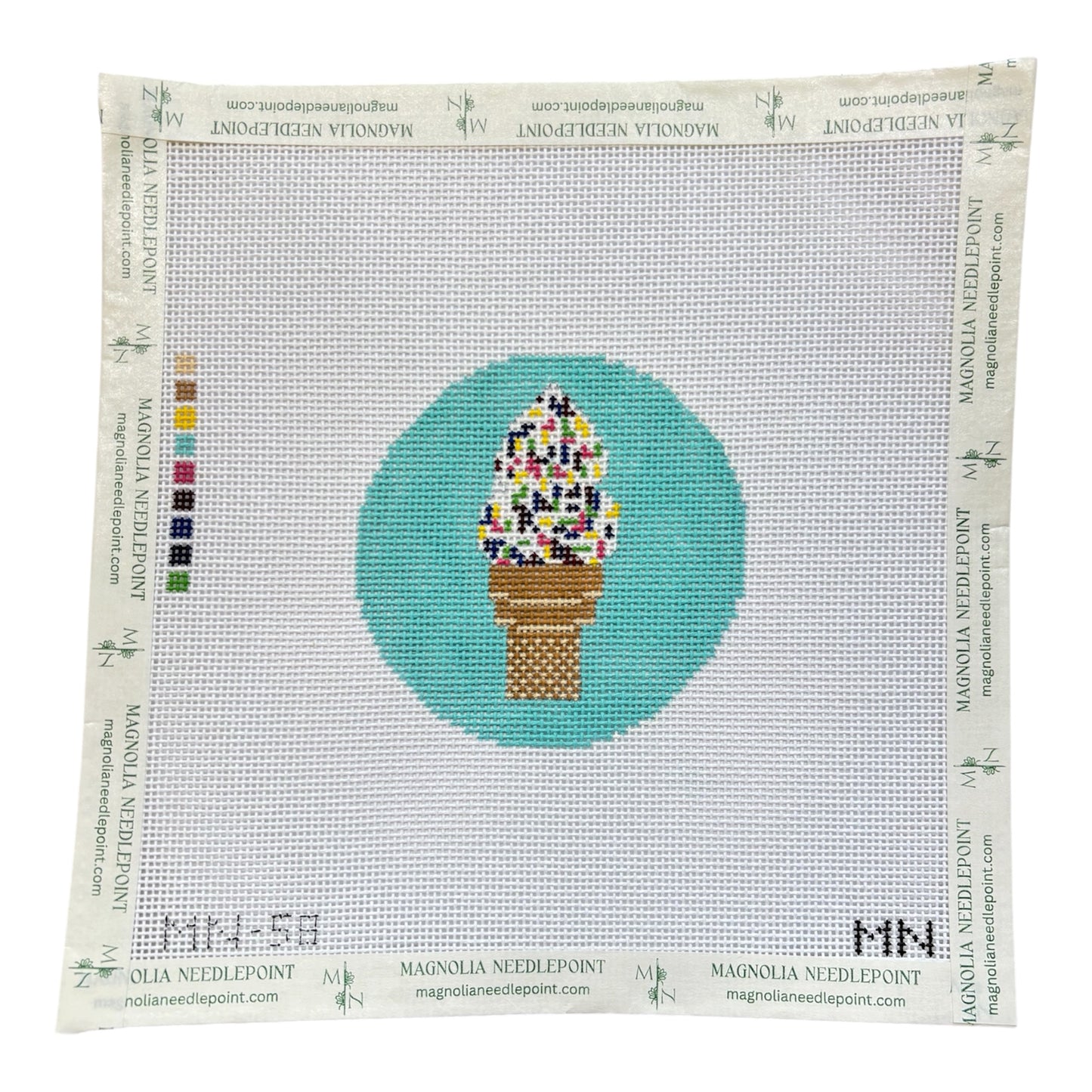 Preorder - Confetti Sprinkles Ice Cream Cone on Blue