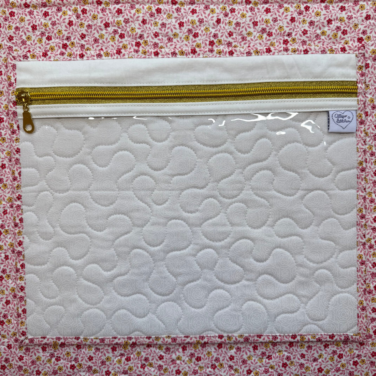 Micro Pink Daisy Project Bag