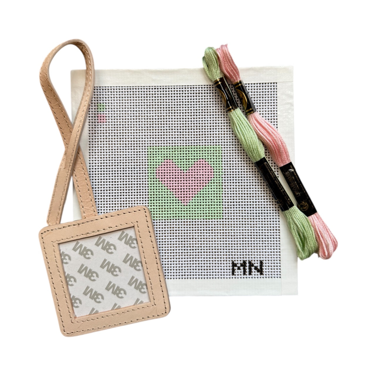 Heart Mini Beginner Kit Canvas + Threads