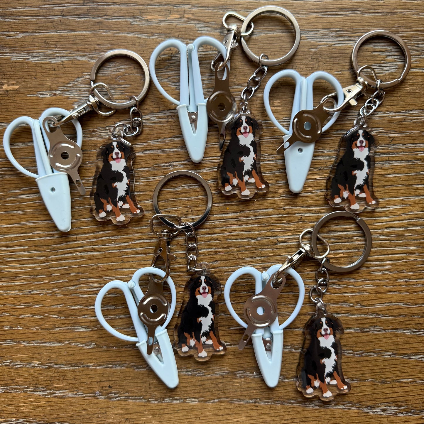 Bernese Mountain Dog Notion Keychain