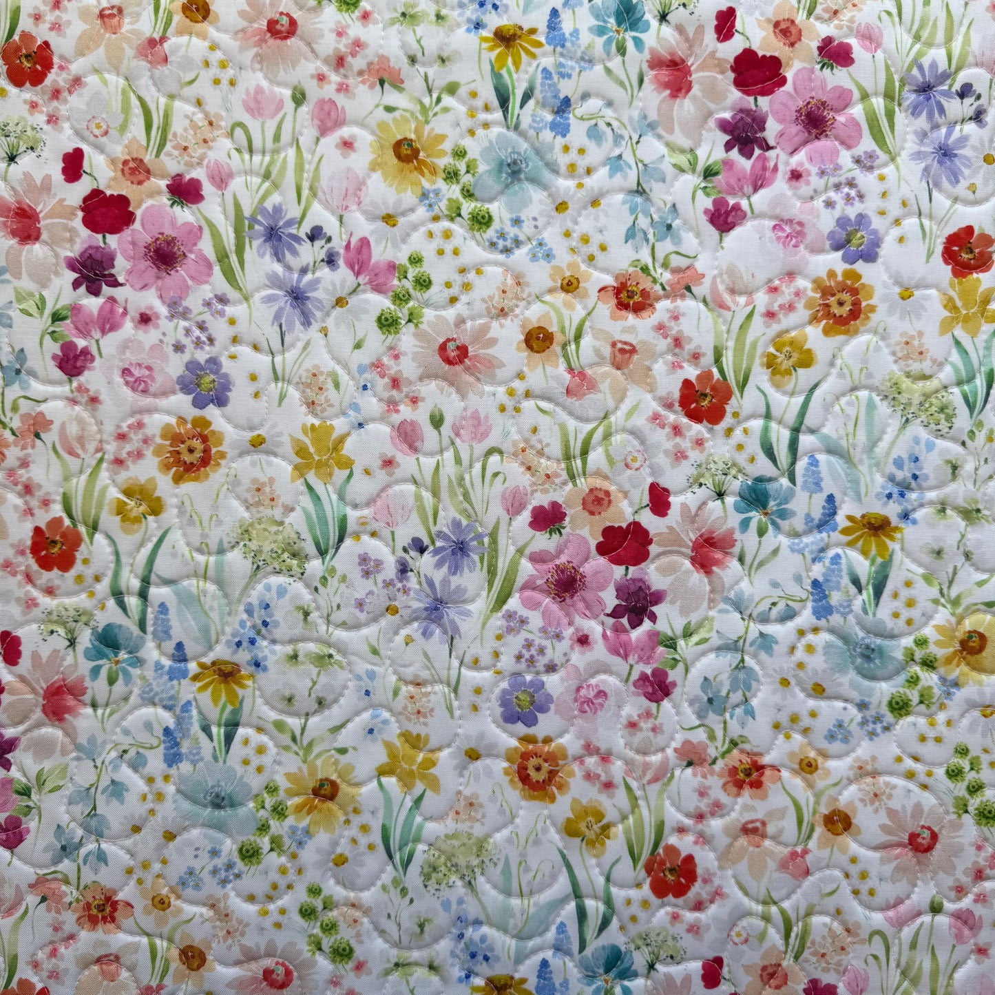 Watercolor Blooms Project Bag