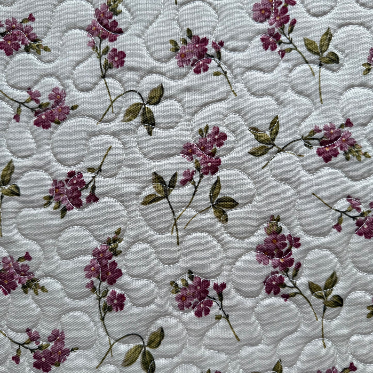 Sugar Plum Floral Project Bag