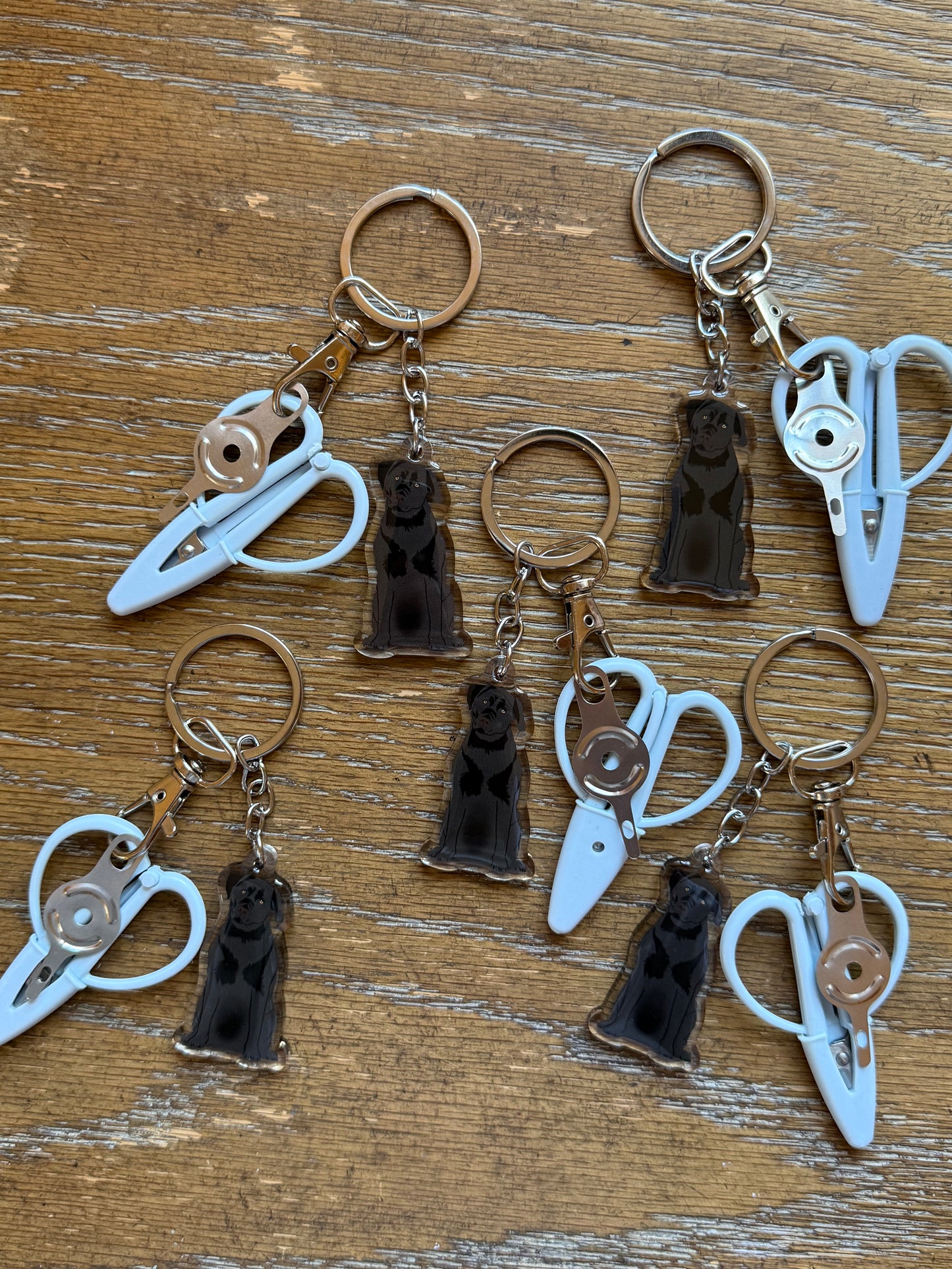 Black Lab Labrador Retriever Notion Keychain