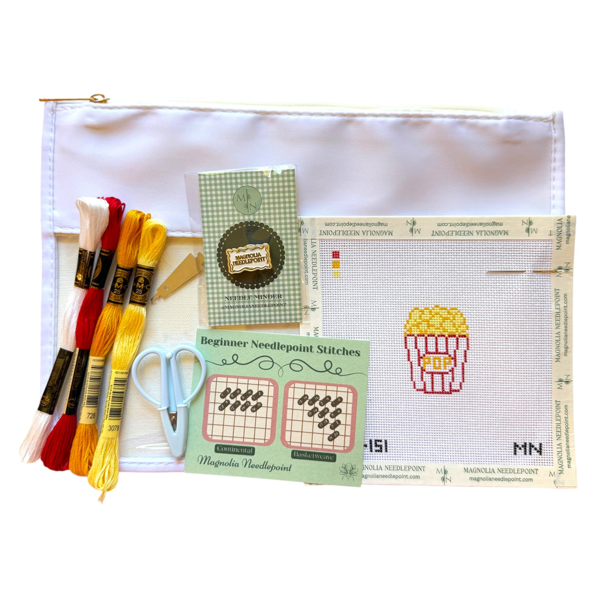 Popcorn Mini Needlepoint Kit