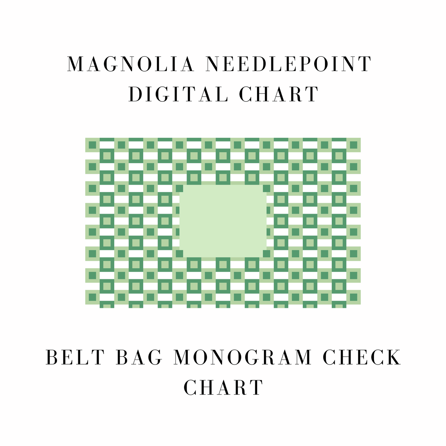 Belt Bag Monogram Check Chart