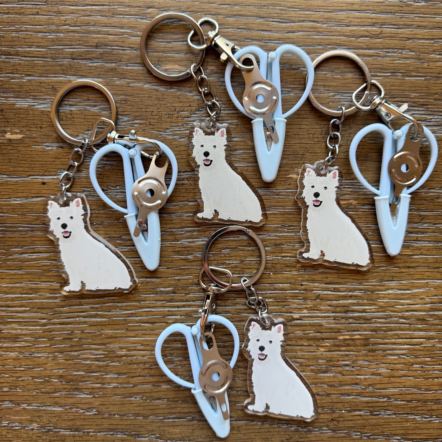 Westie West Highland Terrier Notion Keychain