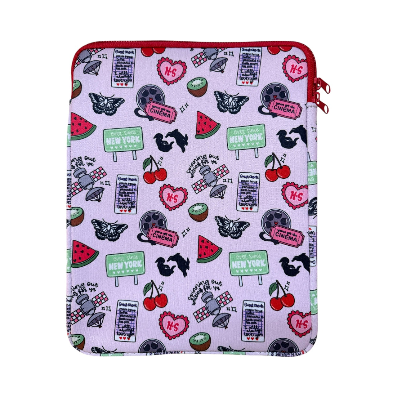 Harry Motif Neoprene Top-Zip Project Bag