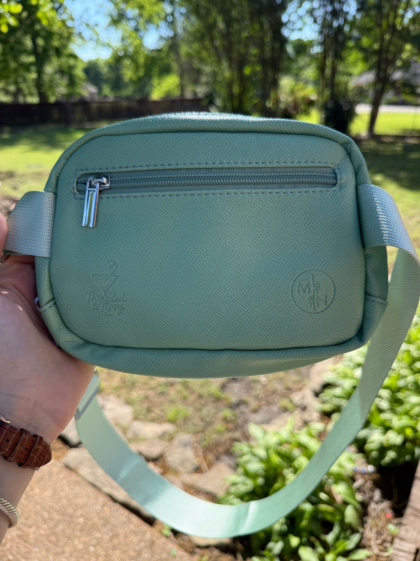 Pre-Finished Stitchable Belt Bag in Cream