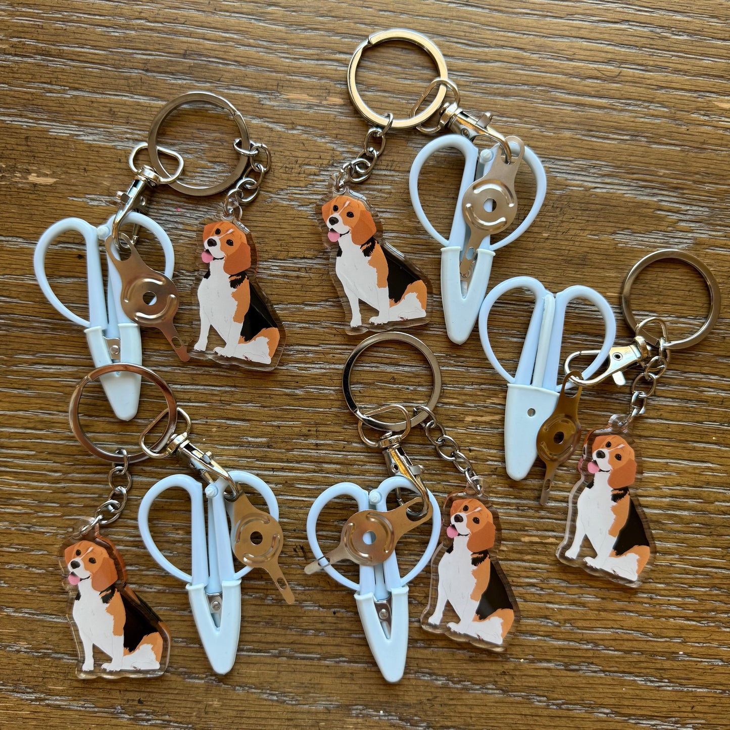 Beagle Notion Keychain