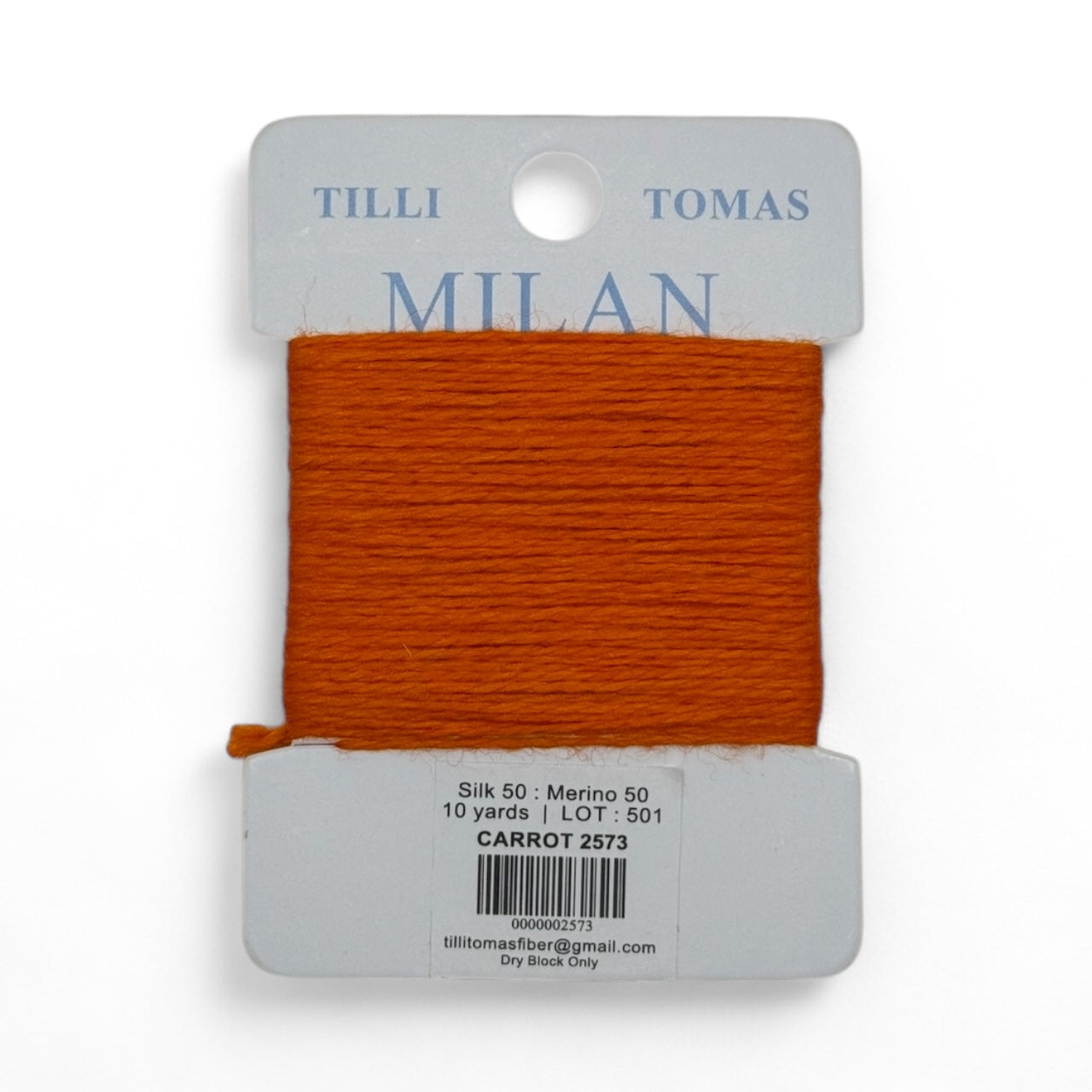 Milan Card 2573 Carrot Orange 10 YD