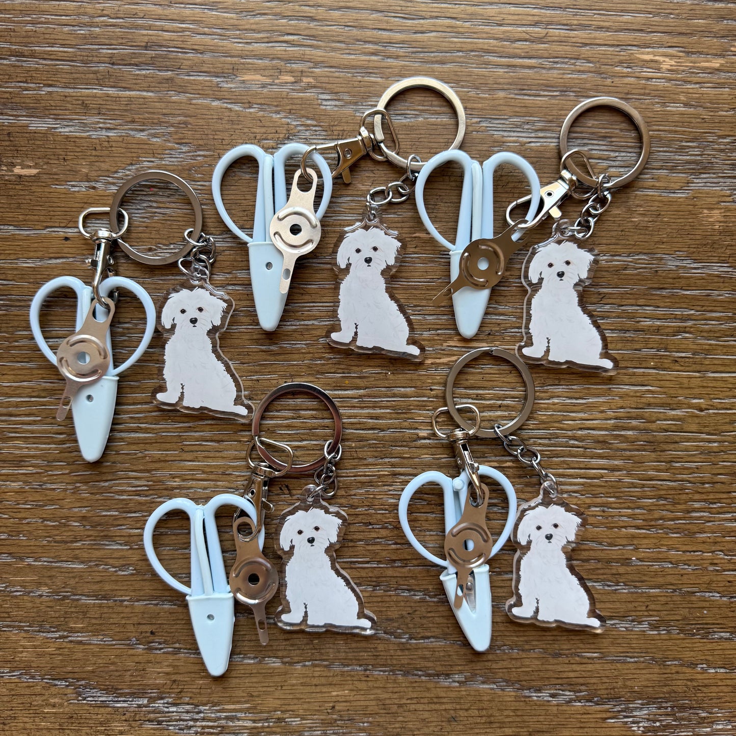 Maltese Notion Keychain