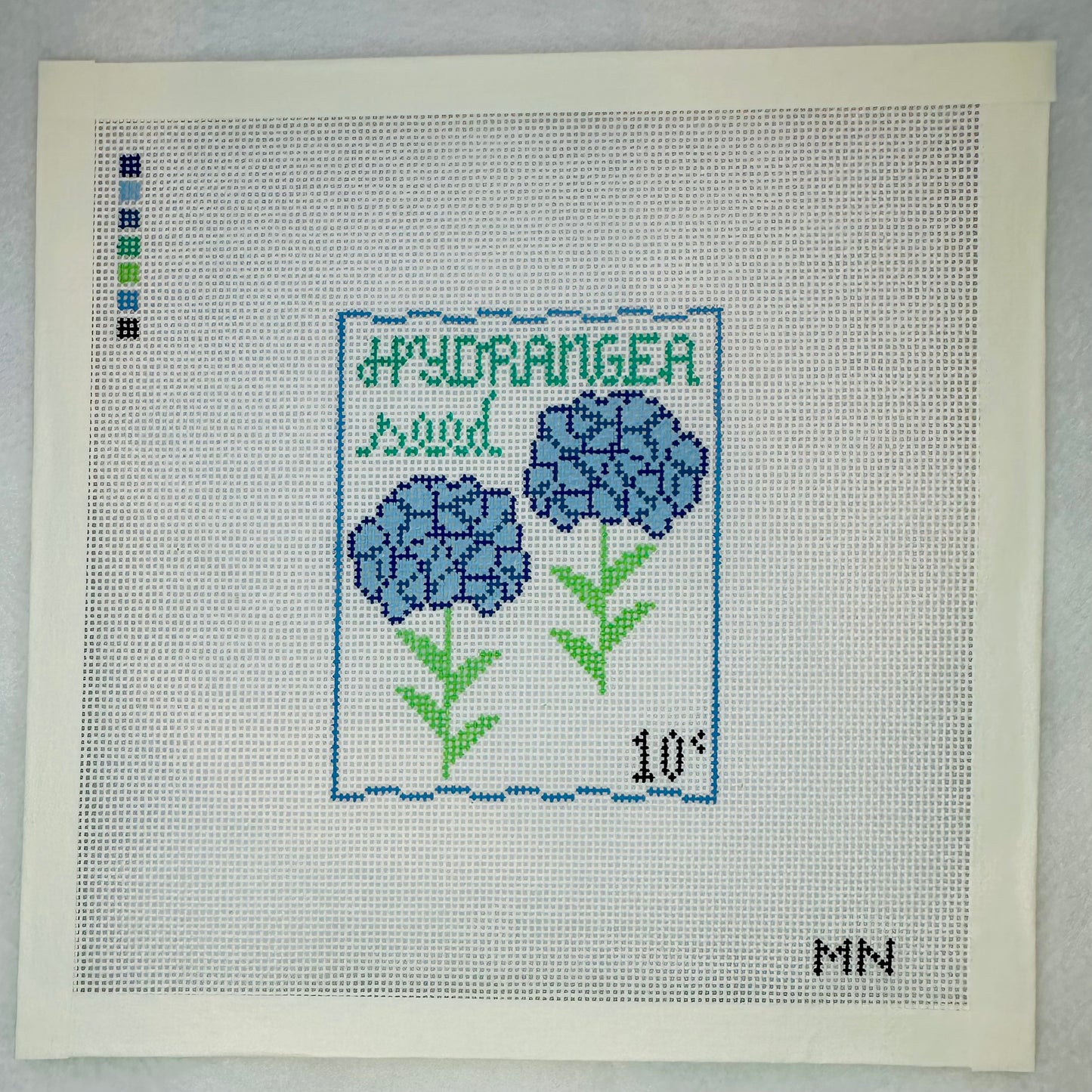 Hydrangea Seed Packet Blue
