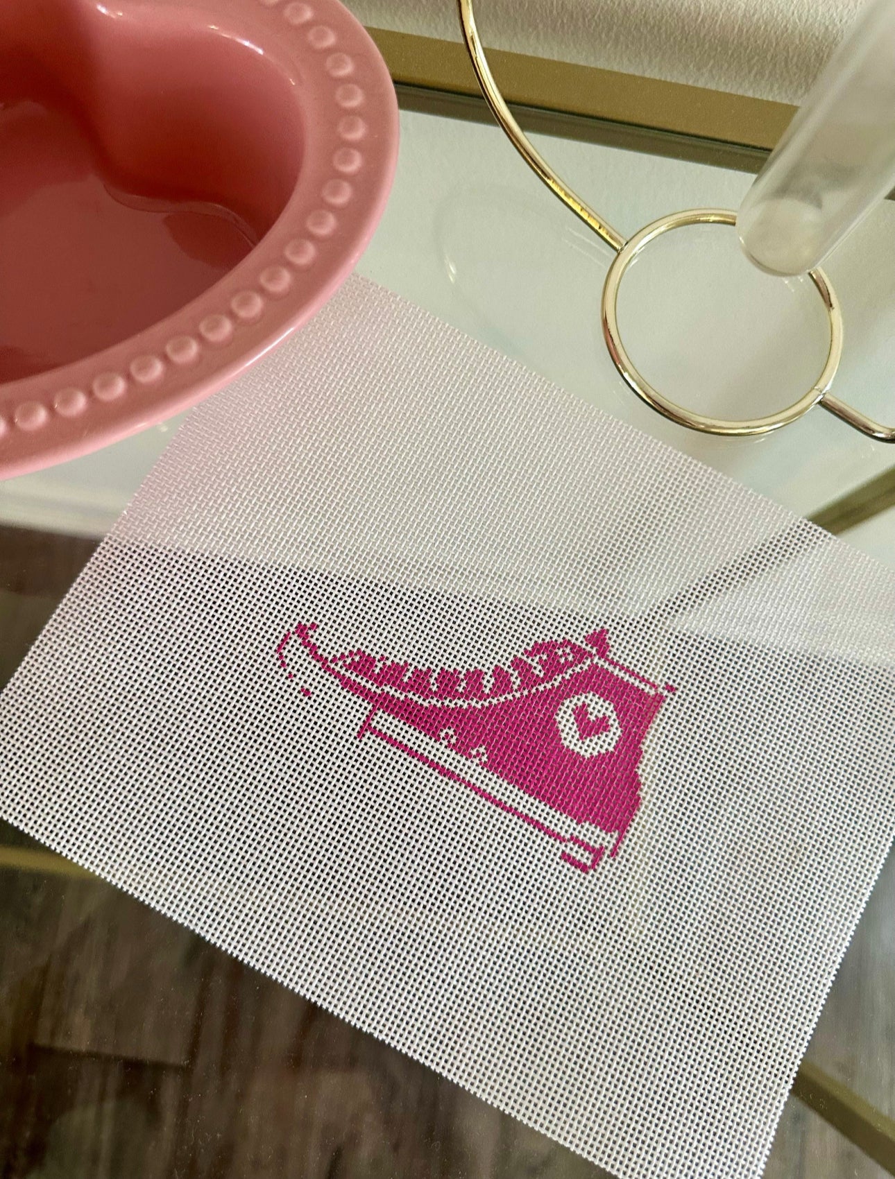 High Top Pink Sneaker