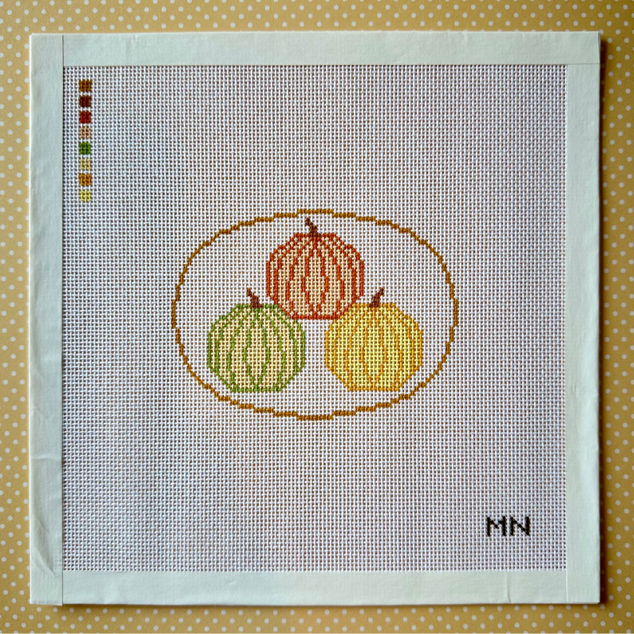 Pumpkin Trio Oval