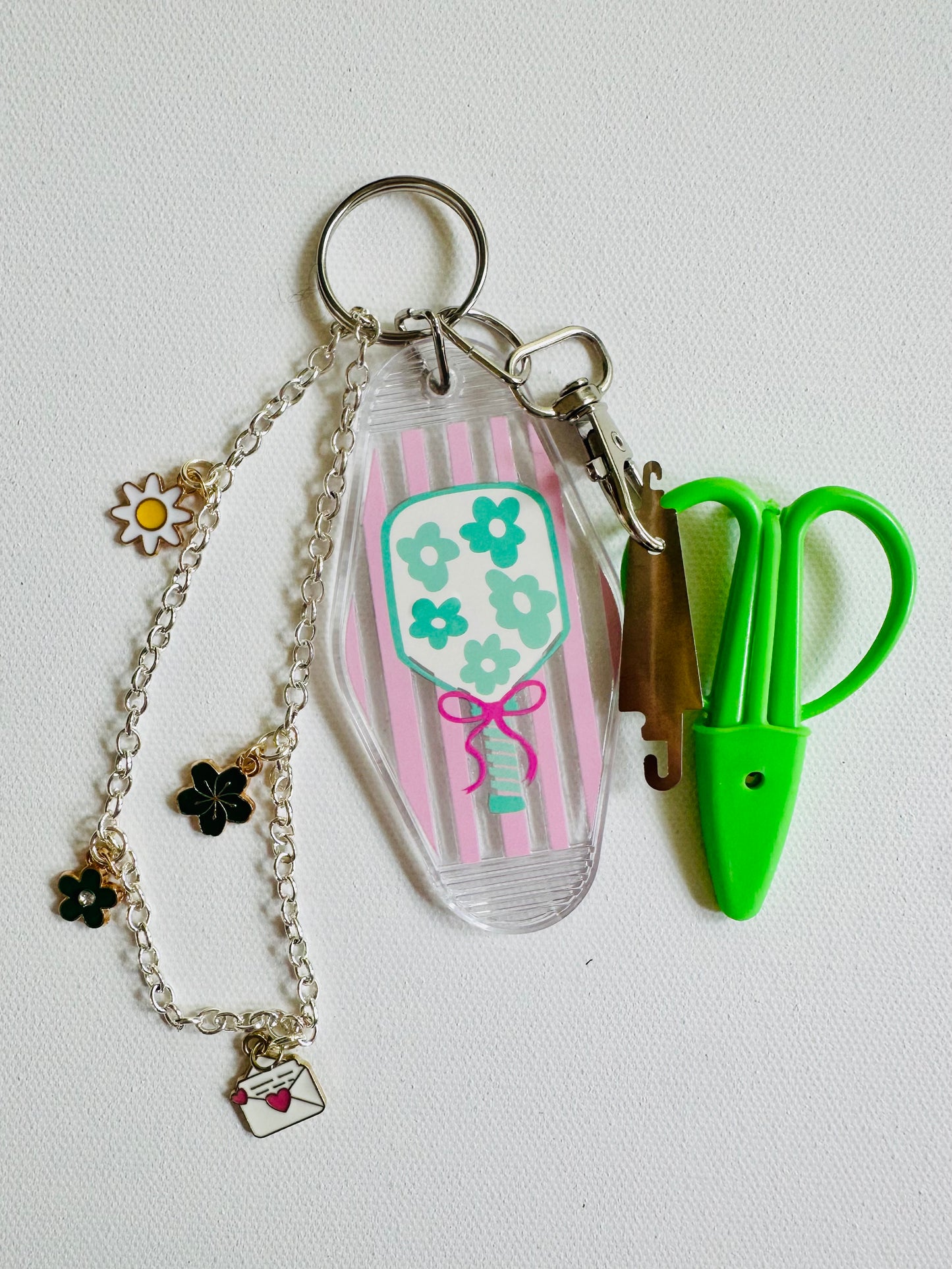 Pink Stripe Pickleball - Magnolia Needle Notion