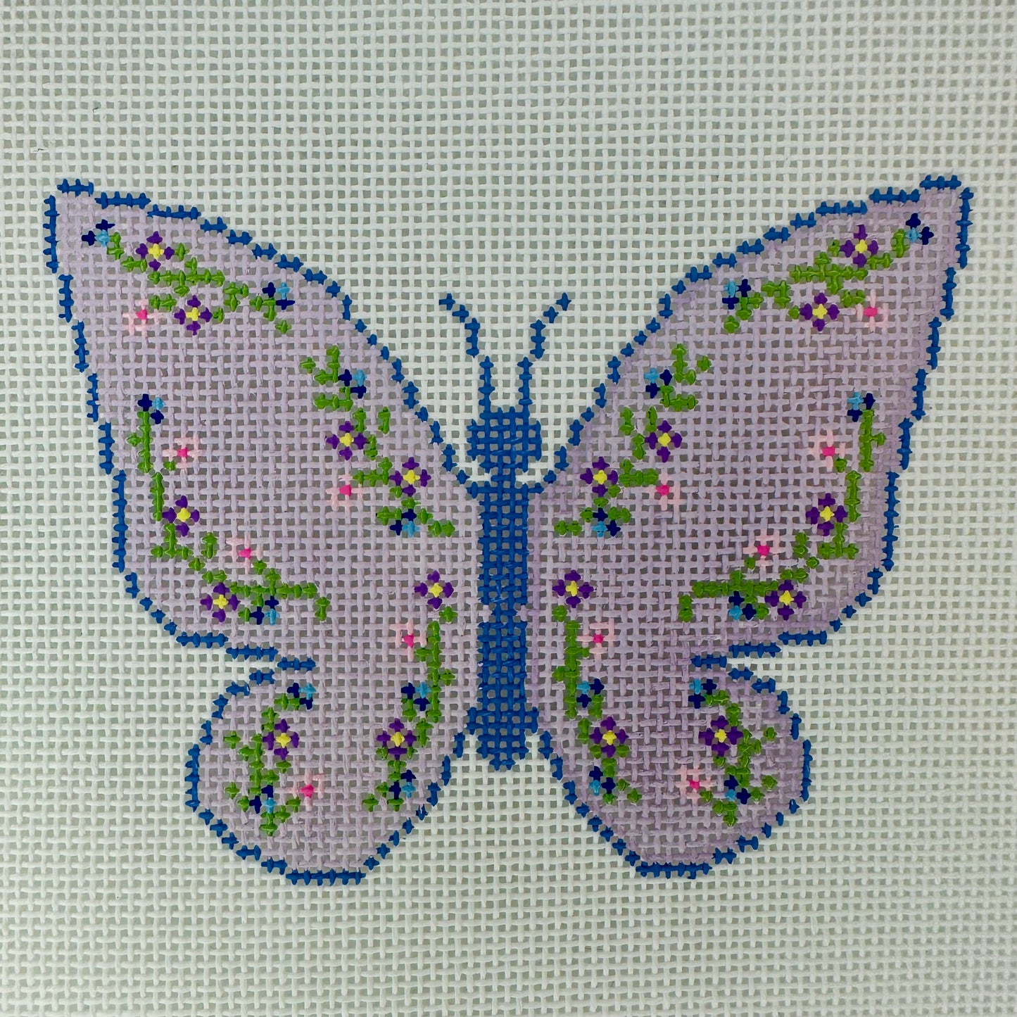 Floral Purple Butterfly