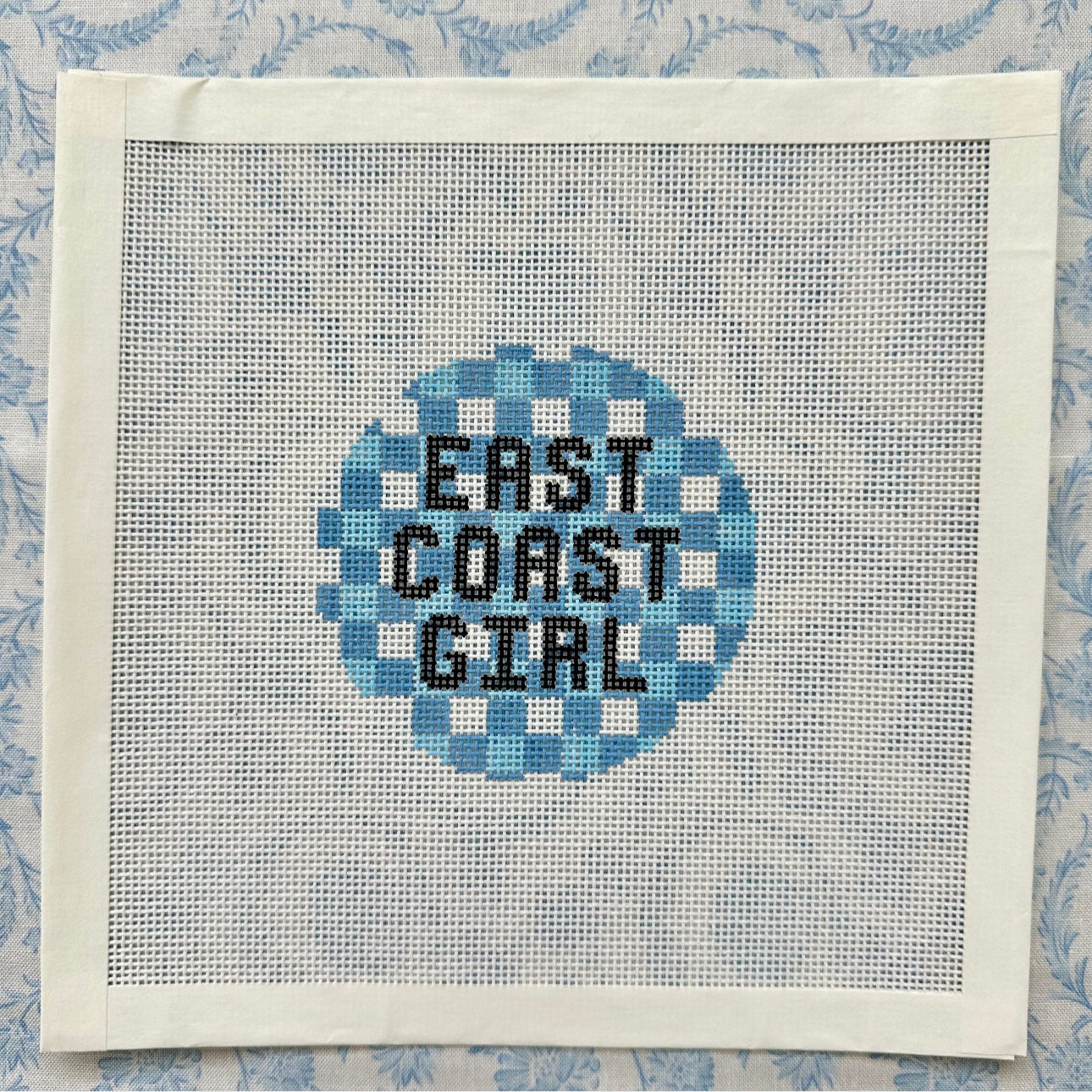 East Coast Girl Blue Gingham Check