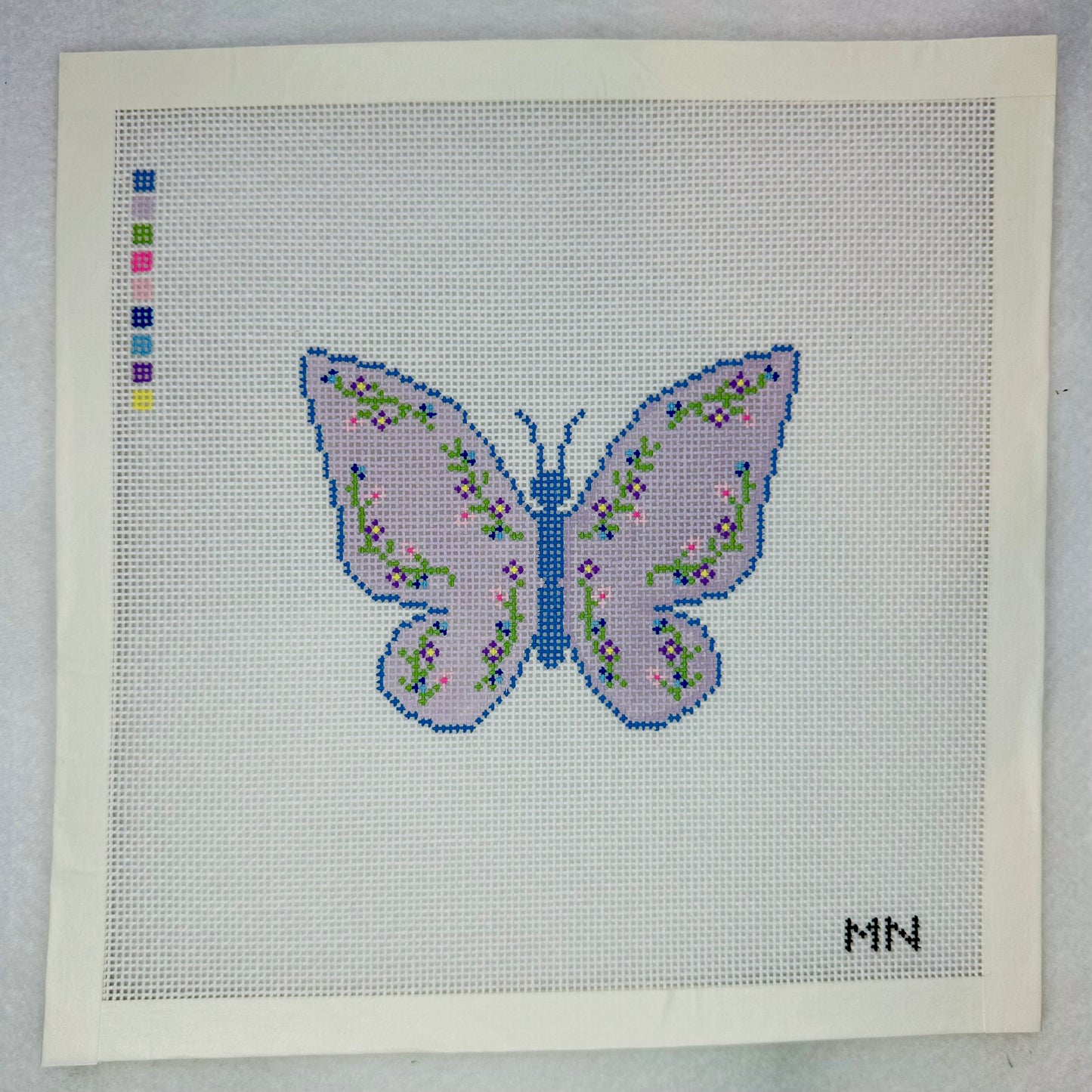 Floral Purple Butterfly