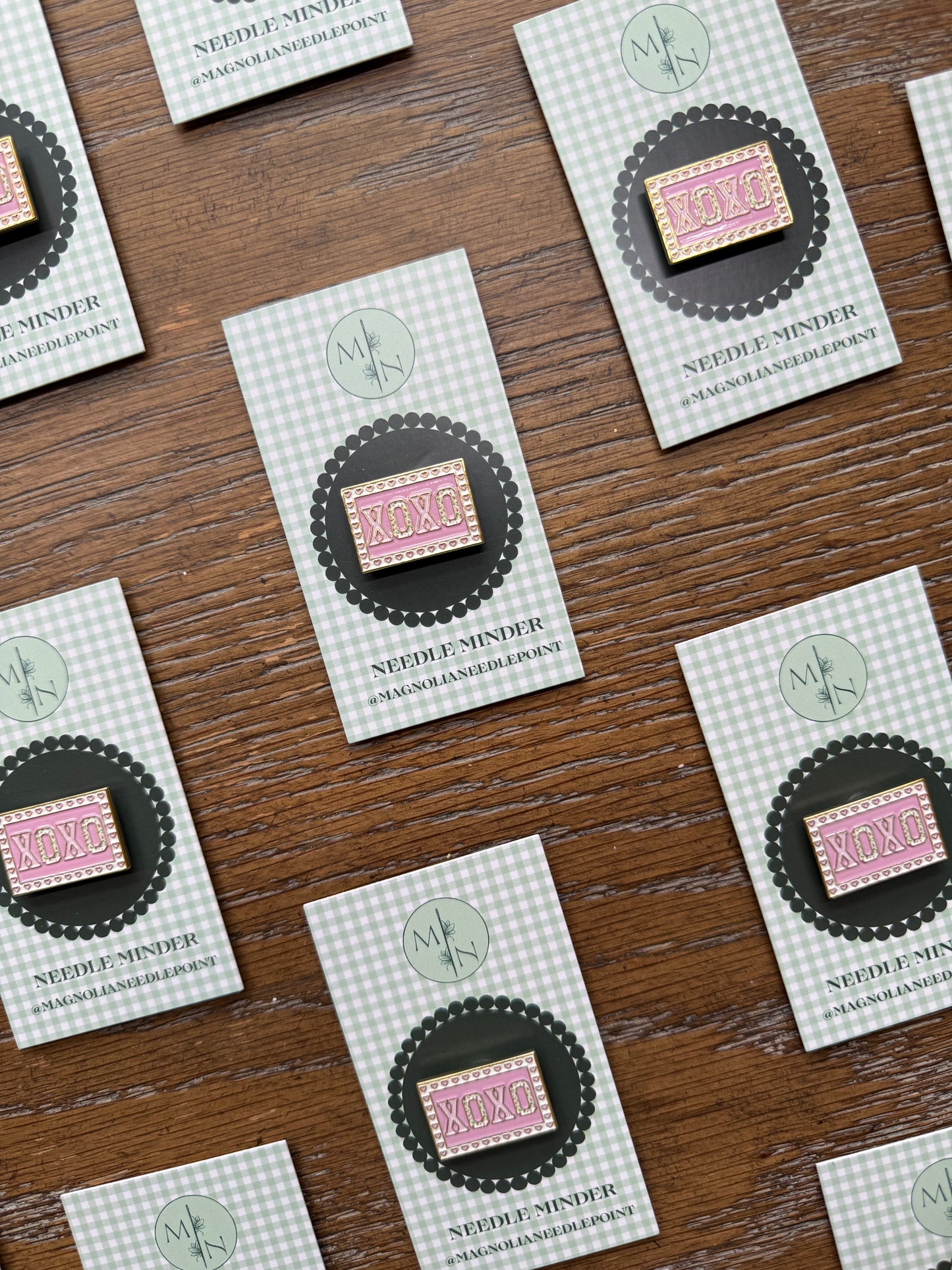 XOXO Pink Needle Minder