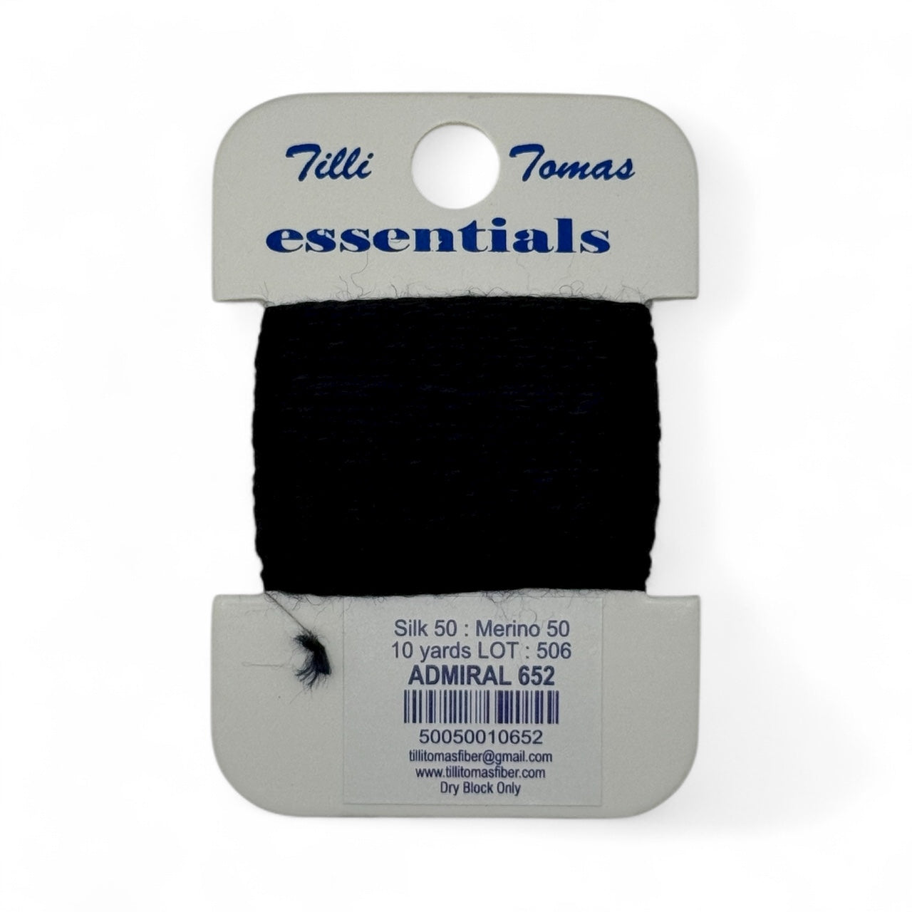 Essentials Card 652 Admiral Navy Blue 10 YD