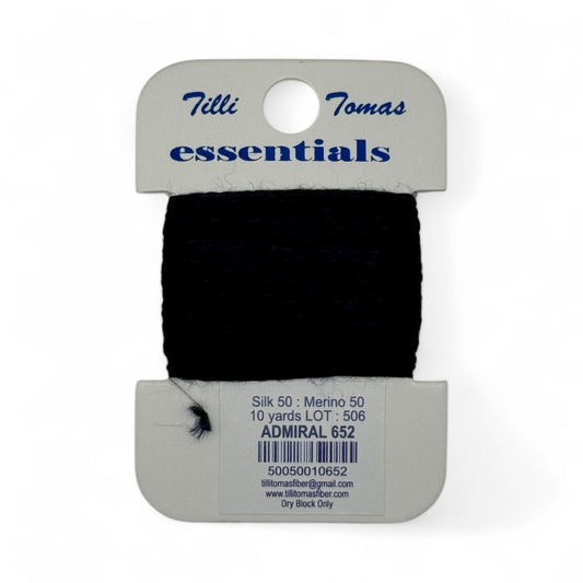 Essentials Card 652 Admiral Navy Blue 10 YD