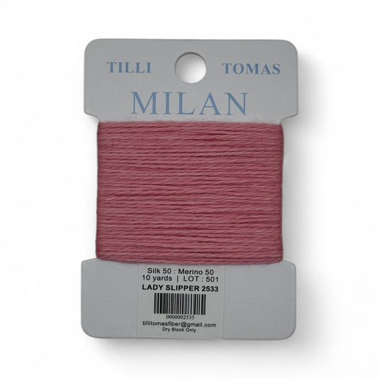 Milan Card 2533 Lady Slipper Pink 10 YD