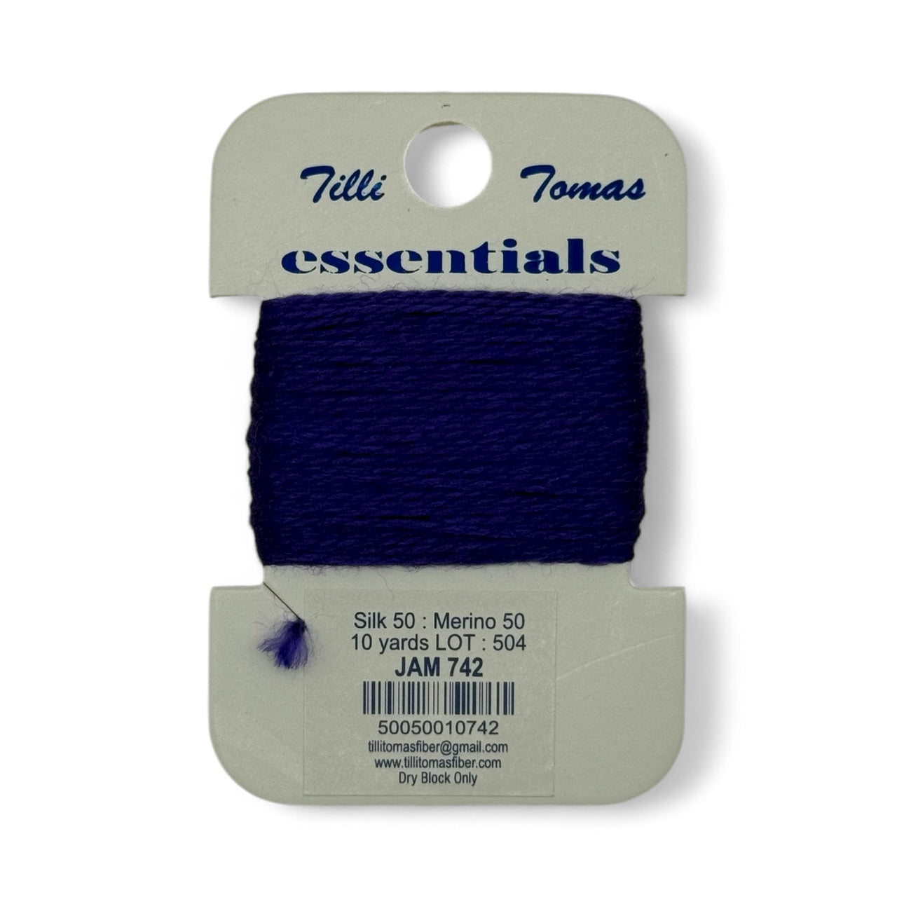 Essentials Card 742 Jam Purple 10 YD