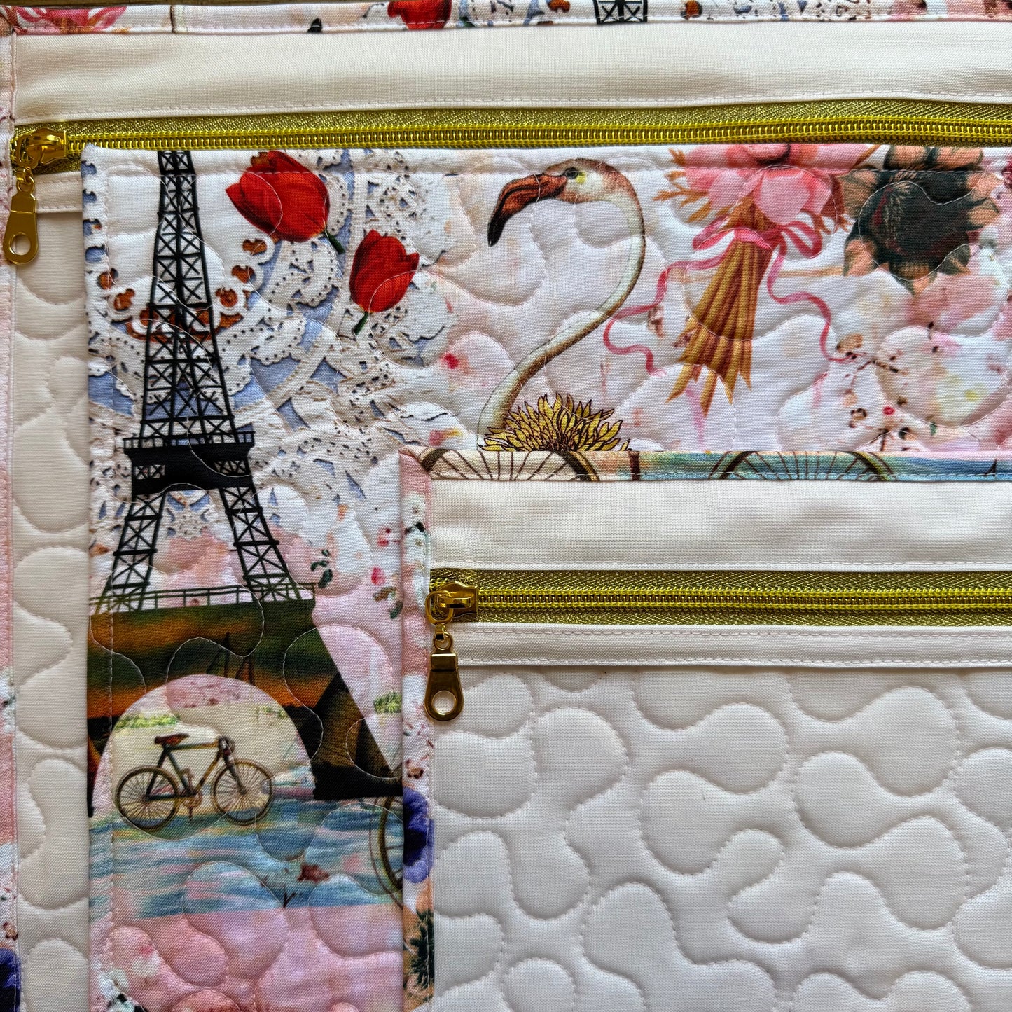 Vintage Paris Project Bag