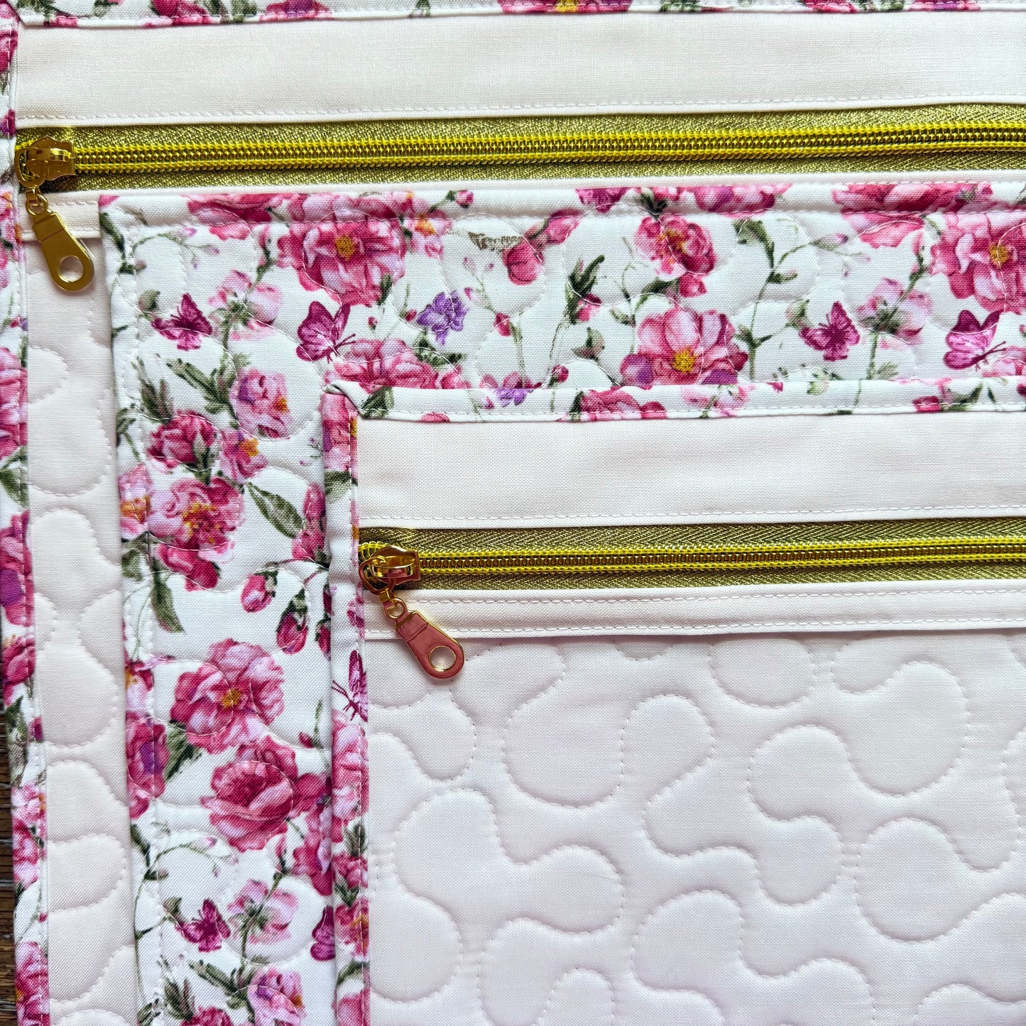 Blushed Gardens Project Bag
