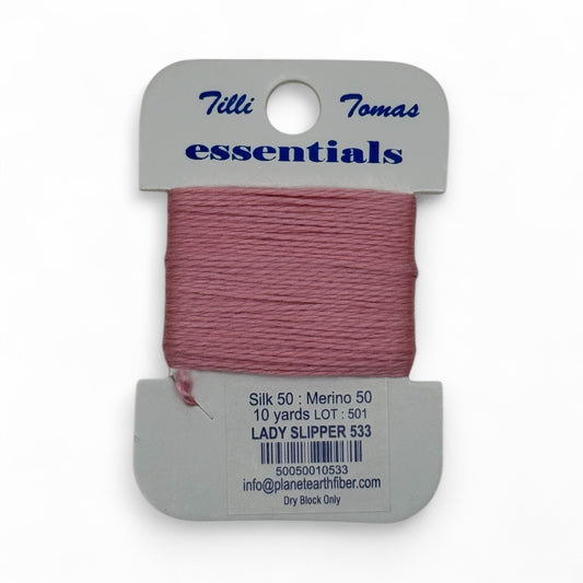 Essentials Card 533 Lady Slipper Pink 10 YD