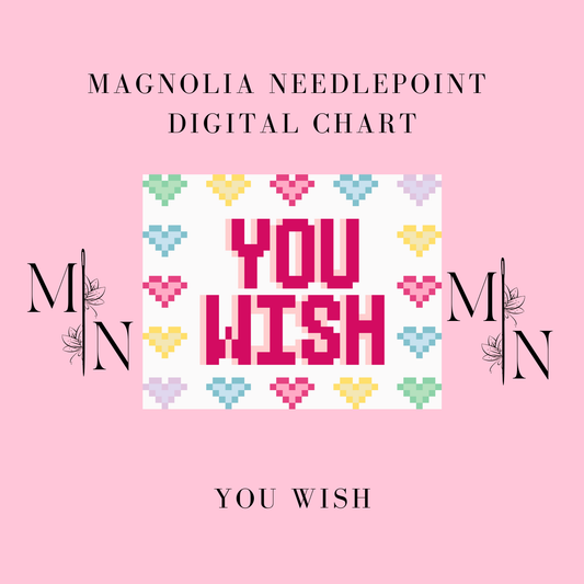 Chart4Charity You Wish Digital Download Needlepoint Chart