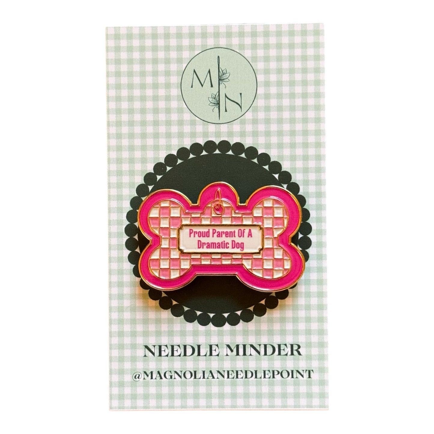 Dramatic Dog Needle Minder