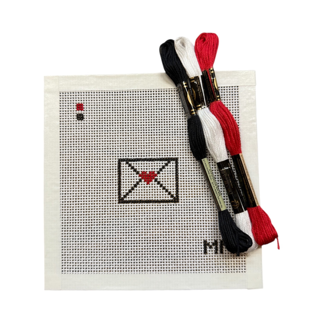 Love Letter Mini Beginner Kit Canvas + Threads