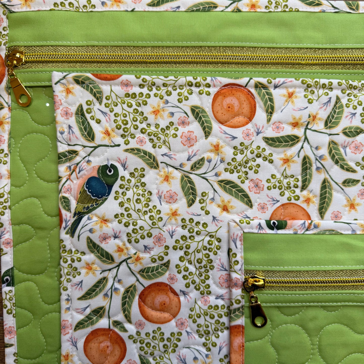 Citrus Songbird Project Bag