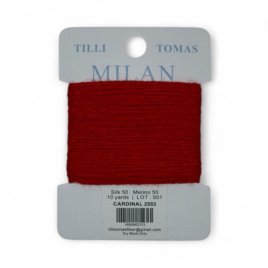 Milan Card 2553 Cardinal Red 10 YD