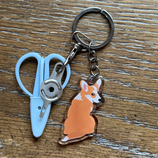 Corgi Red Notion Keychain