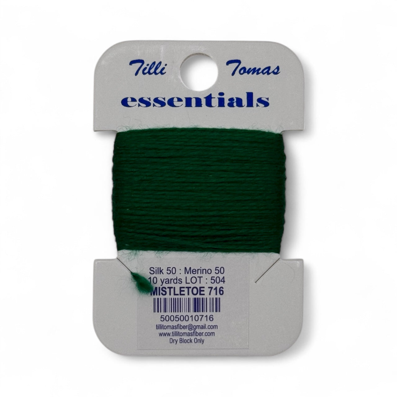 Essentials Card 716 Mistletoe Green 10 YD