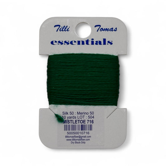 Essentials Card 716 Mistletoe Green 10 YD