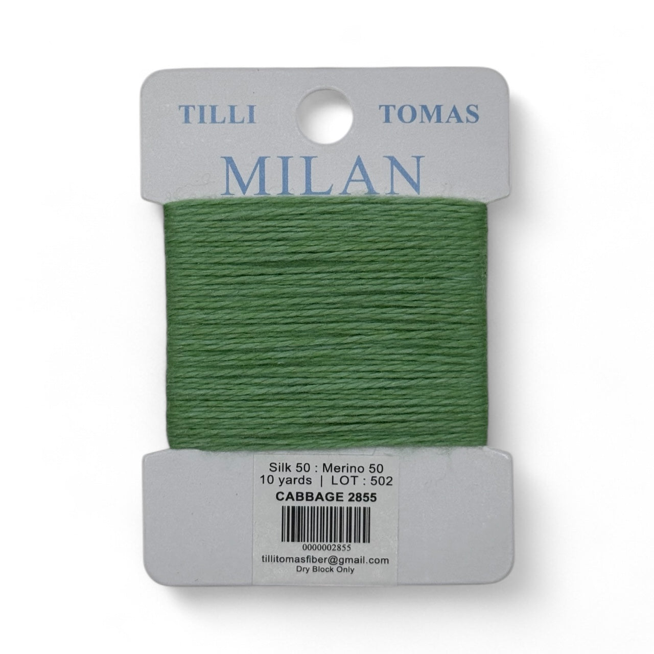 Milan Card 2855 Cabbage Green 10 YD