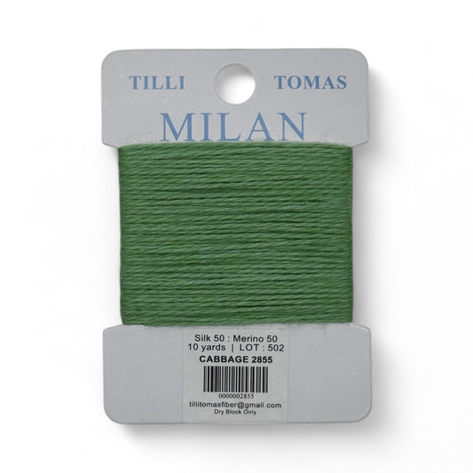 Milan Card 2855 Cabbage Green 10 YD