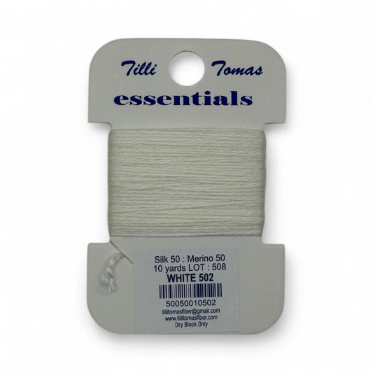 Essentials Card 502 White 10 YD