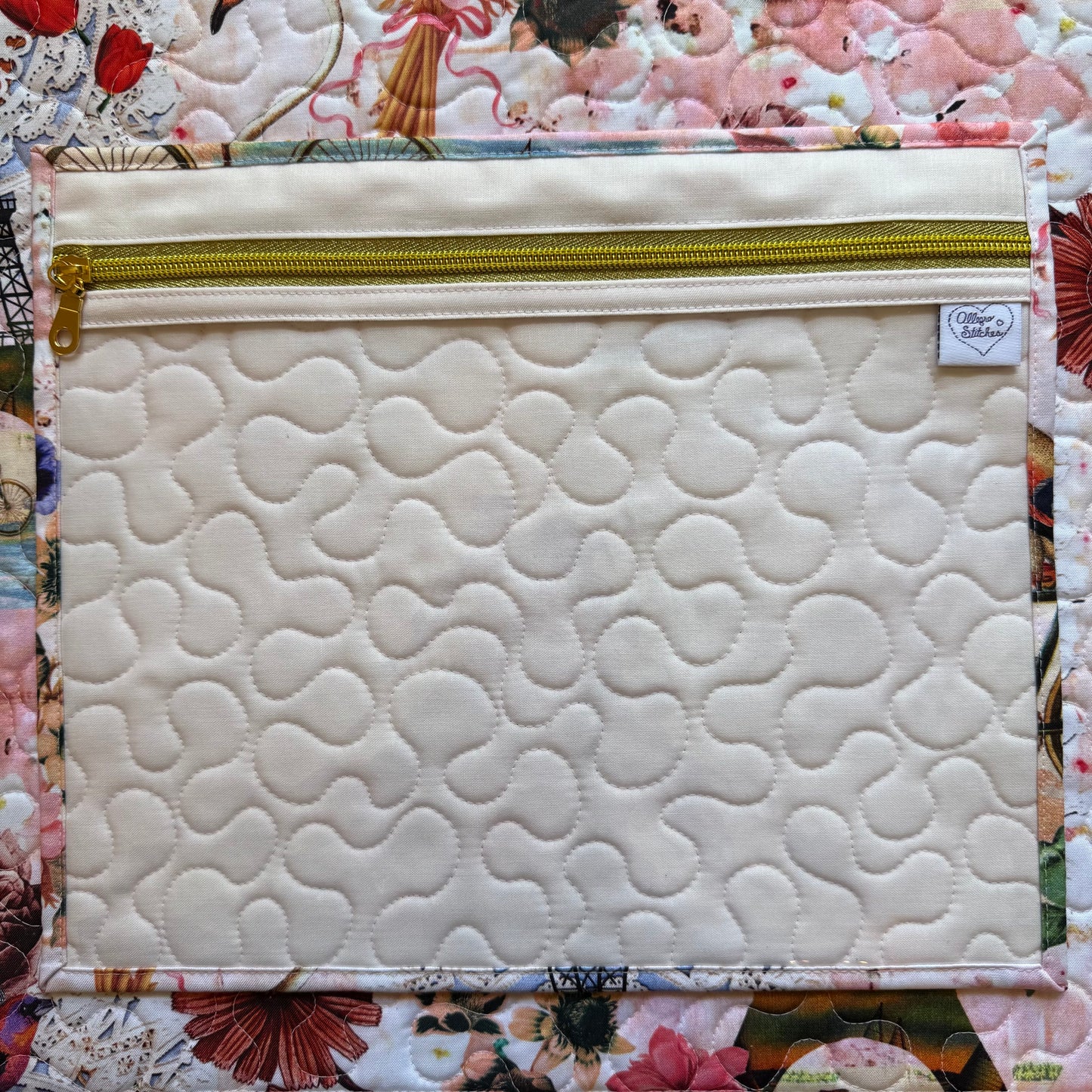Vintage Paris Project Bag